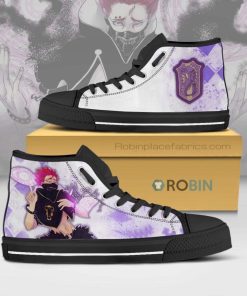 Zora Ideale Black Clover Anime Canvas High Top Shoes
