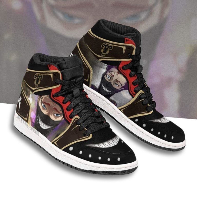 Zora Ideale JD Sneakers Custom Black Clover Anime Shoes