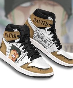 Zoro Wanted One Piece Air Jordan 1 Sneakers Zoro Wanted One Piece Air Jordan 1 Sneakers