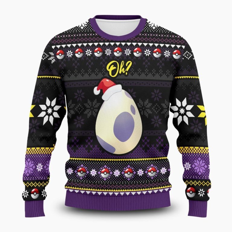 10km Pokemon Egg Unisex Wool Sweater