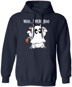 Halloween Ghost cow moo I mean boo shirt