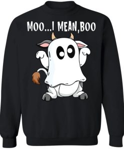 Halloween Ghost cow moo I mean boo shirt