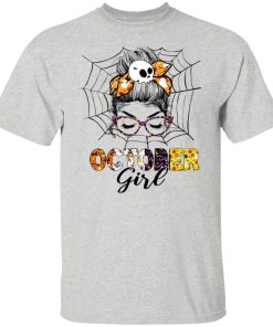 October Girl Birthday Happy Halloween Shirt