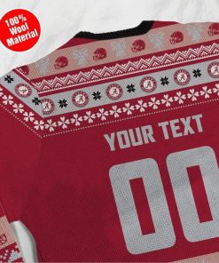 Alabama Crimson Tide Custom 3D Printed Ugly Christmas Sweater Alabama Crimson Tide Custom 3D Printed Ugly Christmas Sweater