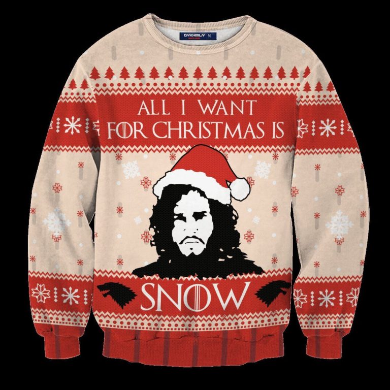 All I Want For Christmas is Jon Snow Unisex Wool Sweater