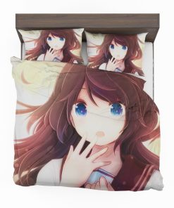 Anime Girl Blue Eyes Bedding Set Anime Girl Blue Eyes Bedding Set