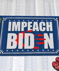 Anti Biden Blood On His Hands Bloody Hand Impeach Biden Indoor Doormat Anti Biden Blood On His Hands Bloody Hand Impeach Biden Indoor Doormat