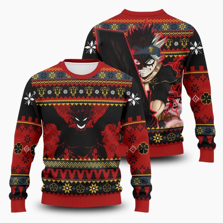 Anti Magic Black Clover Unisex Wool Sweater