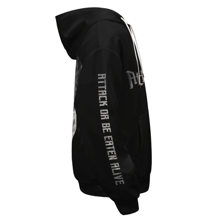 AoT Attack Or Be Eaten Alive AOP Pullover Hoodie