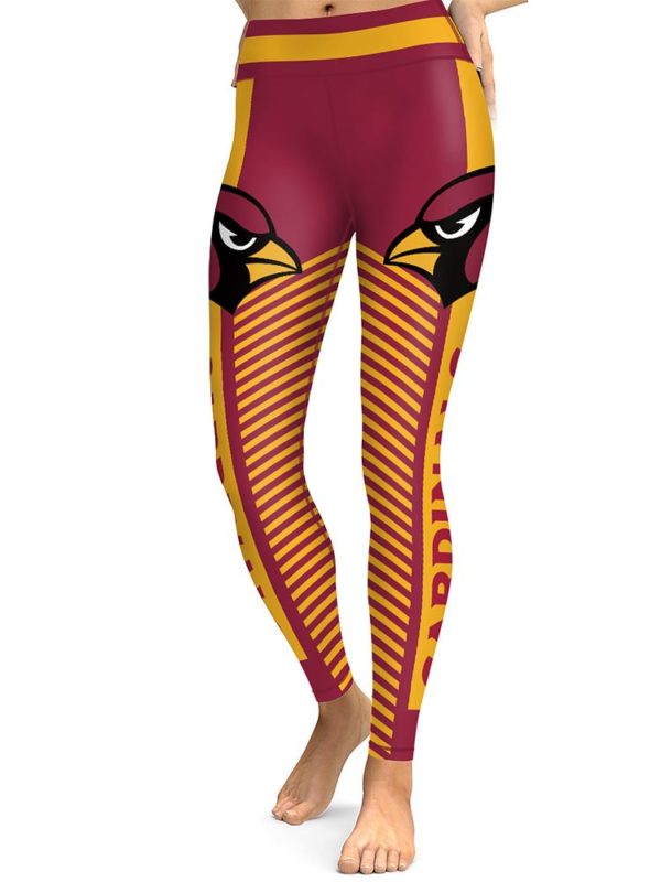 Arizona Cardinals Football Team High Waist Leggings