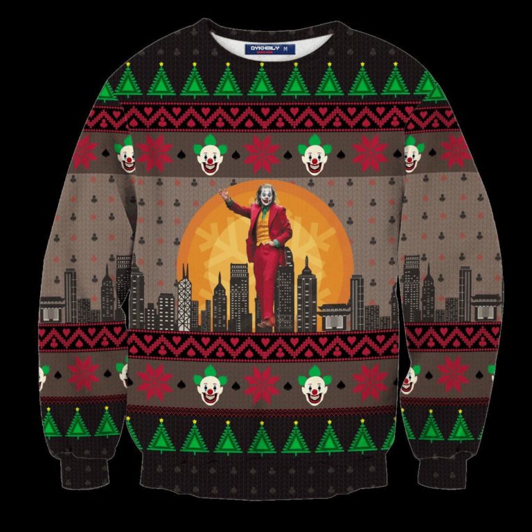 Arthur Fleck Christmas Unisex Wool Sweater