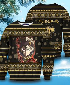 Asta Black Clover Christmas Unisex Wool Sweater Asta Black Clover Christmas Unisex Wool Sweater