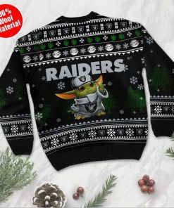 Baby Yoda Oakland Raiders Ugly Sweater Baby Yoda Oakland Raiders Ugly Sweater