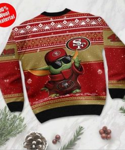 Baby Yoda San Francisco 49ers Ugly Christmas Sweater