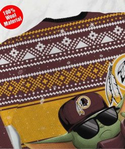 Baby Yoda Washington Redskins Ugly Christmas Sweater Baby Yoda Washington Redskins Ugly Christmas Sweater