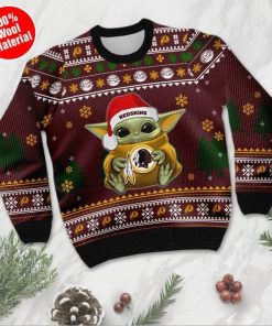 Baby Yoda Washington Redskins Ugly Sweater Baby Yoda Washington Redskins Ugly Sweater