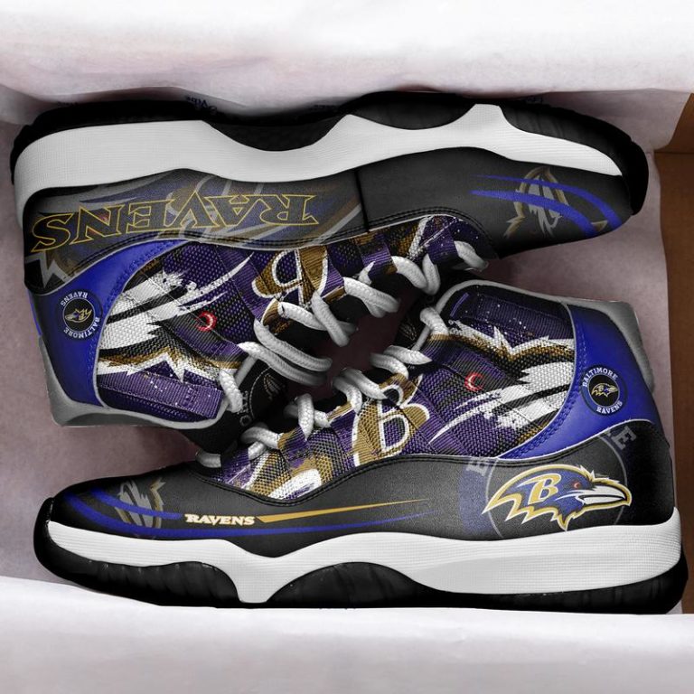 Baltimore Ravens Air Jordan 11 Sneaker