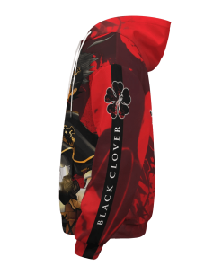Black Asta  Black Clover 3D AOP Pullover Hoodie Black Asta  Black Clover 3D AOP Pullover Hoodie