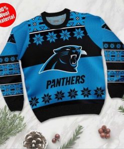 Carolina Panthers Wool 3D Printed Ugly Christmas Sweater Carolina Panthers Wool 3D Printed Ugly Christmas Sweater