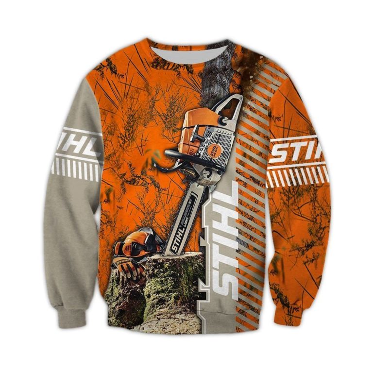 Chainsaw Stihl 3d All Over Printed Wool Sweater