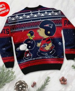 Charlie Brown And Snoopy New England Patriots Baby Yoda 3D Printed Ugly Christmas Sweater Charlie Brown And Snoopy New England Patriots Baby Yoda 3D Printed Ugly Christmas Sweater