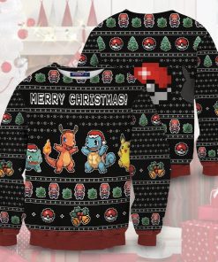 Christmas Pokemon Unisex Wool Sweater Christmas Pokemon Unisex Wool Sweater