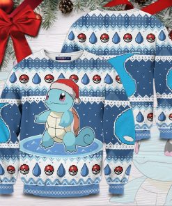 Christmas Squirtle Unisex Wool Sweater
