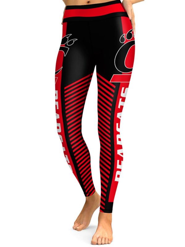 Cincinnati Bearcats Team AOP High Waist Leggings
