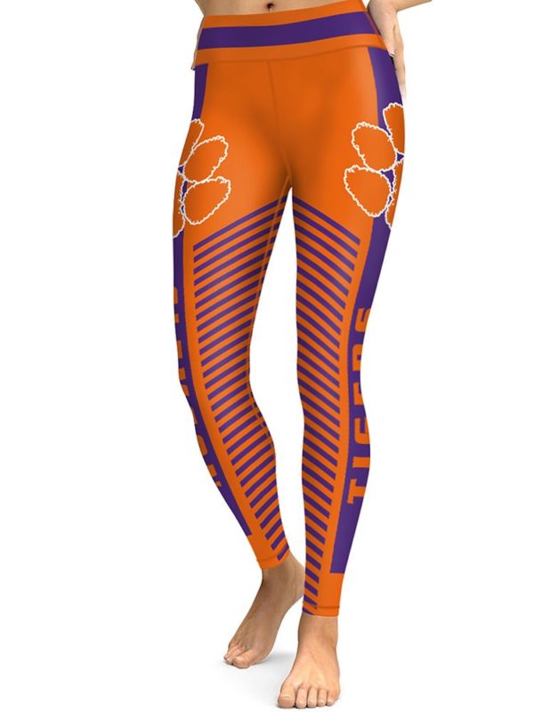 Clemson Tigers High Waist Tights