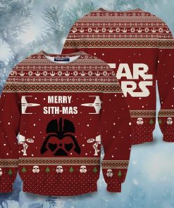 Darth Vader Merry Sith-Mas Unisex Wool Sweater