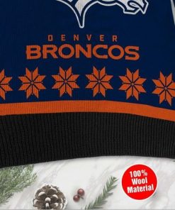 Denver Broncos Wool 3D Printed Ugly Christmas Sweater Denver Broncos Wool 3D Printed Ugly Christmas Sweater