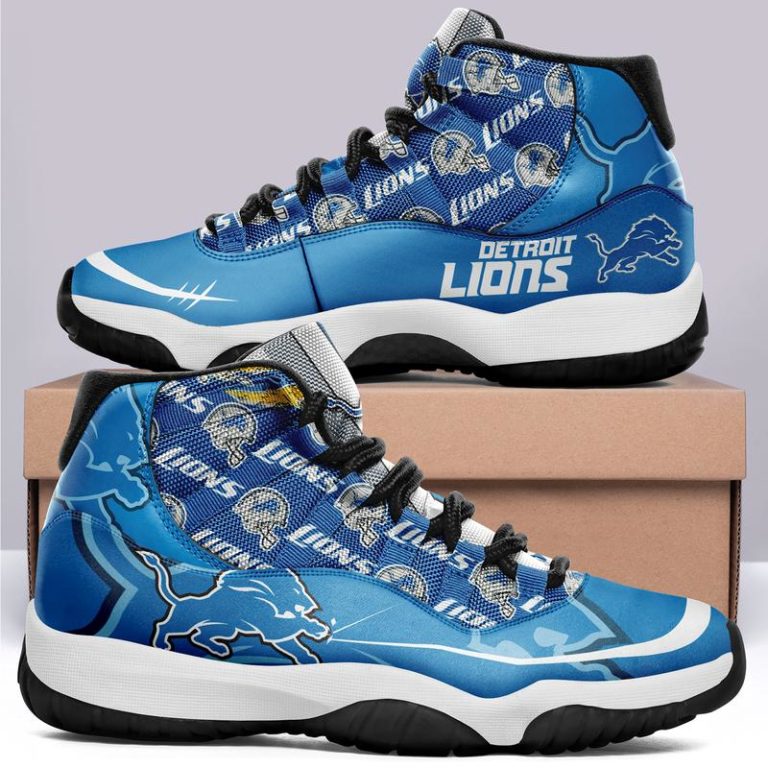Detroit Lions Air Jordan 11 Sneaker