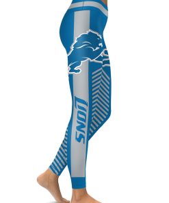 Detroit Lions Football High Waist Leggings