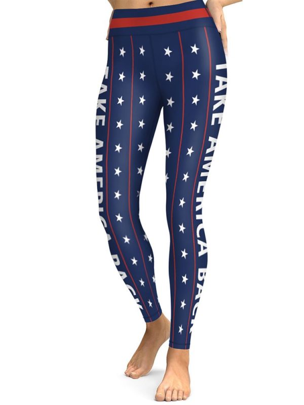 Donald Trump 2024 Take America Back High Waist Tights