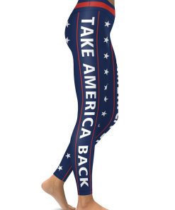 Donald Trump 2024 Take America Back High Waist Tights