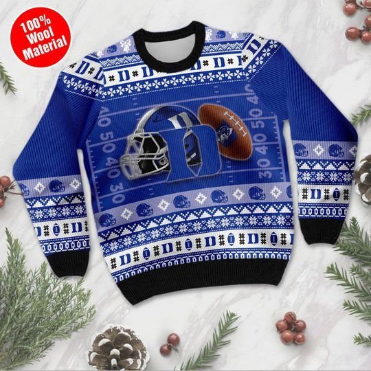 duke ugly christmas sweater