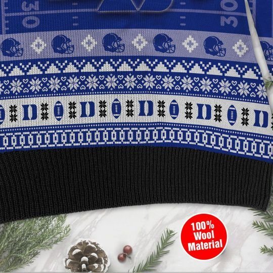 duke ugly christmas sweater