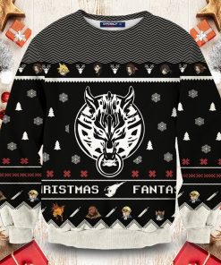 Final Fantasy Cloud Christmas Unisex Wool Sweater