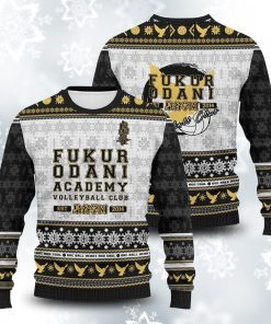 Fukurodani Jersey Christmas Unisex Wool Sweater