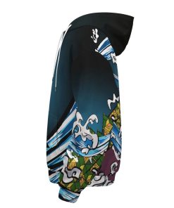 Giyu Tomioka  Kimetsu no Yaiba 3D Printed Pullover Hoodie Giyu Tomioka  Kimetsu no Yaiba 3D Printed Pullover Hoodie