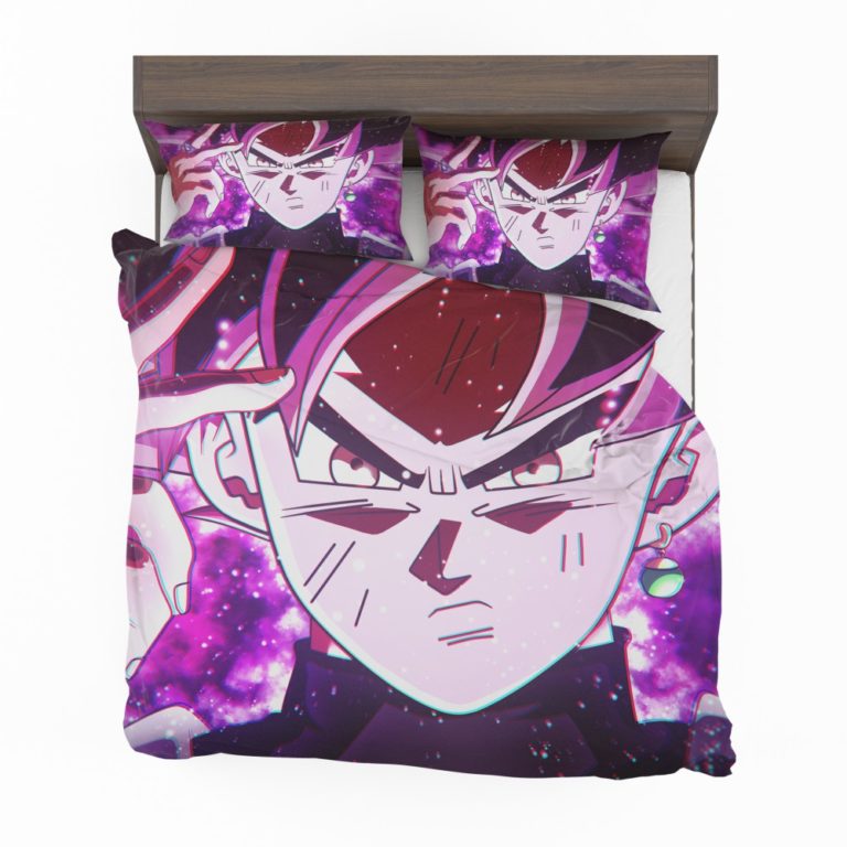 Goku Black Super Saiyan Rose Bedding Set