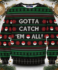 Gotta Catch Em All Unisex Wool Sweater