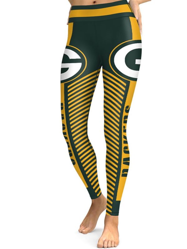 Green Bay Packers Football High Waist Leggings