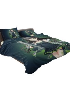 Green Girls Frontline Anime Bedding Set