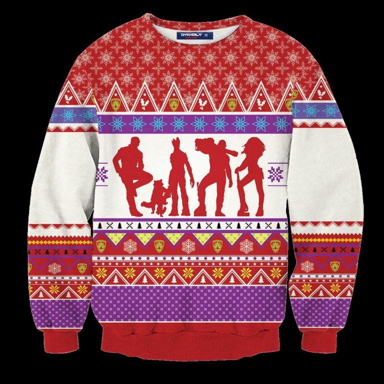 Guardians of the Christmas Galaxy Unisex Wool Sweater