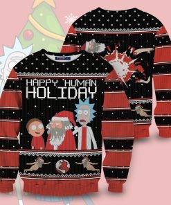 Happy Human Holiday Unisex Wool Sweater