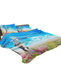 Hatsune Miku Flowers Tulips Anime Bedding Set