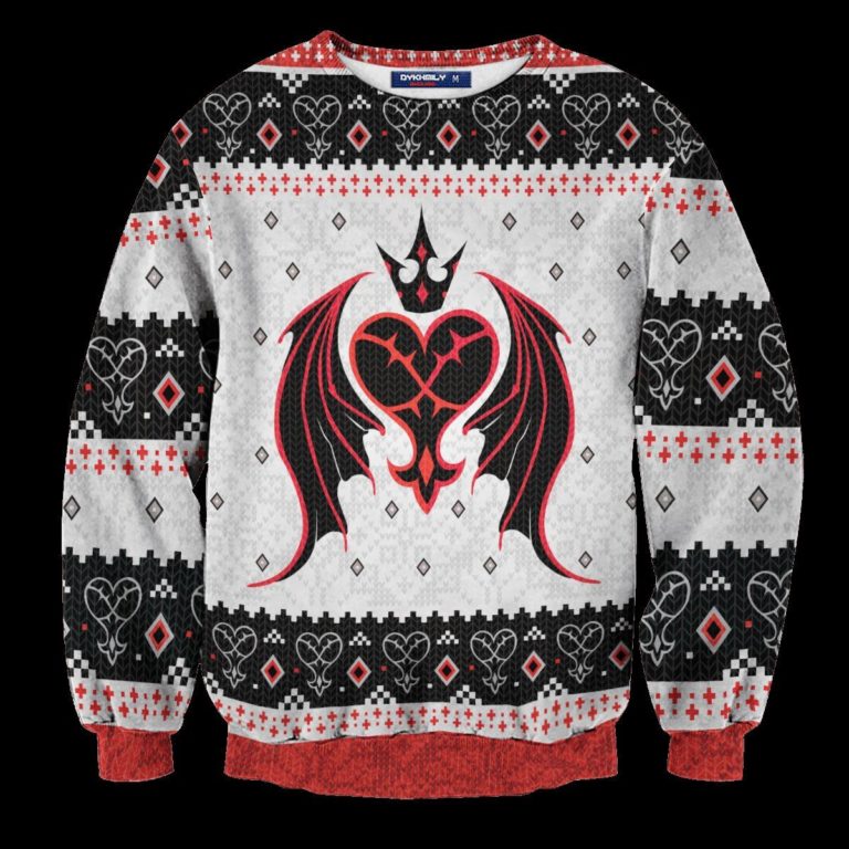Heartless Christmas Unisex Wool Sweater