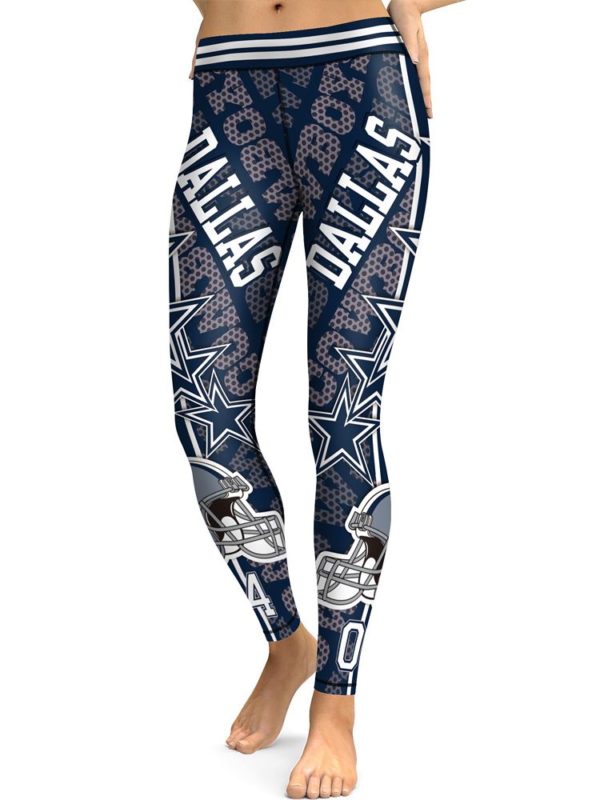 High Waist Leggings Dallas Cowboys Football Team