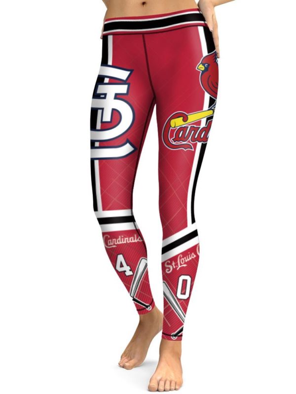 High Waist Leggings MLB St. Louis Cardinals